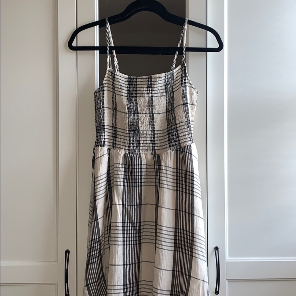 *SOLD* Plaid Smocked Cami Mini Dress